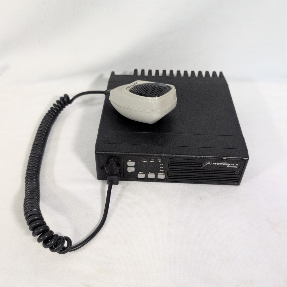 Motorola Radius D43LRA7PA5BK VHF Mobile Radio WITH Microphone
